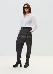 Spodnie Prążkowane Rexon Antracytowe 