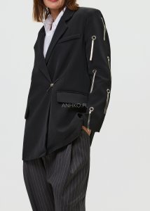 Marynarka Fringe Noir Czarna 