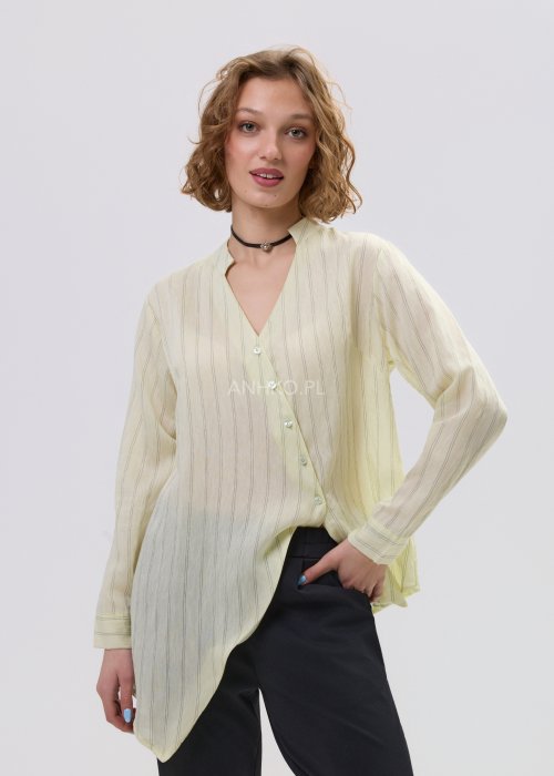 Koszula Drift Asymmetry II Cytrynowa 