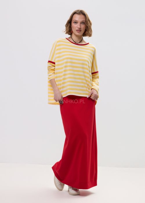 Bluza Teyora z Żółtymi Paskami 