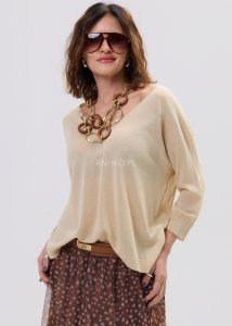 Sweter Light Shadow Beżowy