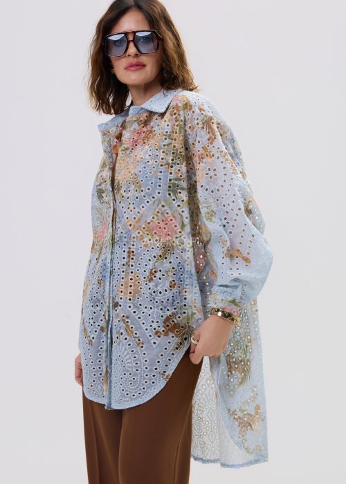 Koszula Riven Garden Błękitna 