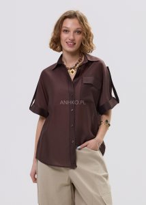Koszula Mocha Tree Ciemnobrązowa 