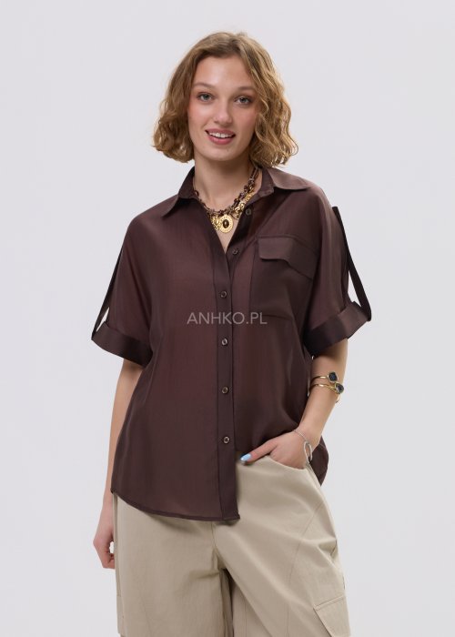 Koszula Mocha Tree Ciemnobrązowa 