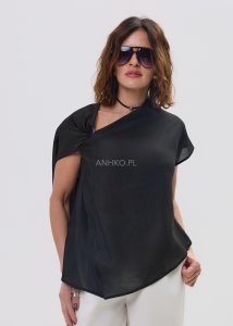 Bluzka Tie Flow Czarna 