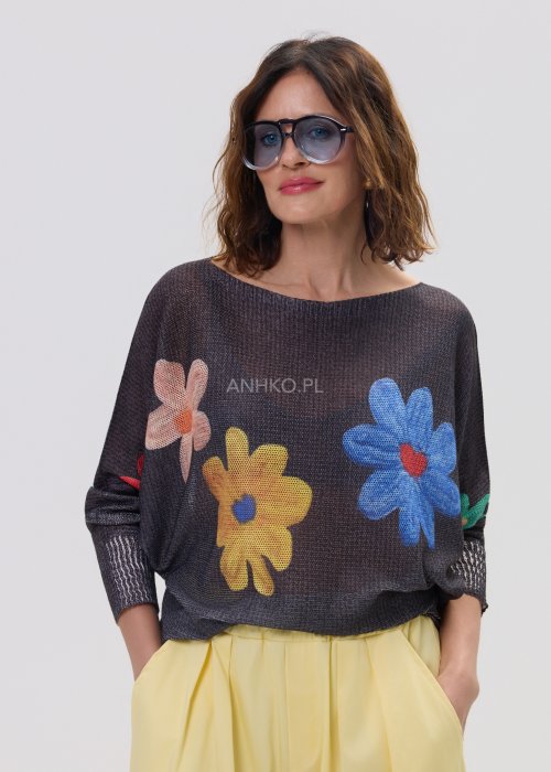 Sweter Dolomit Grafitowy 