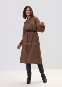 Sukienka Corrie Brązowa