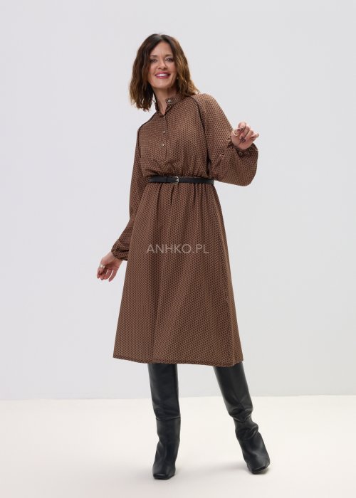 Sukienka Corrie Brązowa