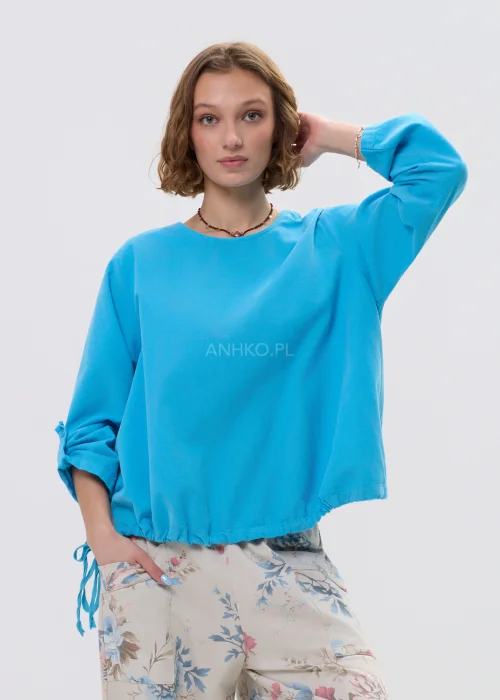 Bluzka Sztruksowa Tonny Baby Blue 