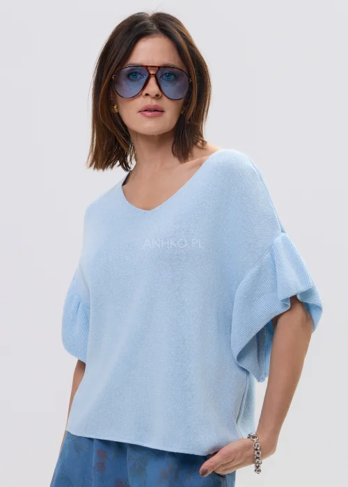 Bluzka Cloua Błękitna 