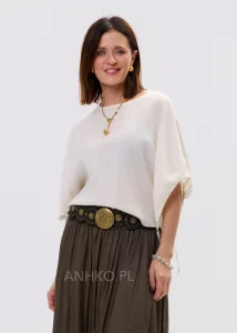 Bluzka Alma Kremowa 