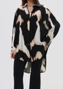 Koszula Savannah Czarno-Beżowa