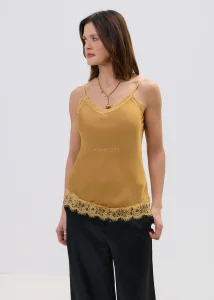 Bluzka Lace Slip Miodowa 