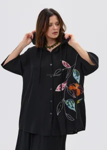 Koszula Bloom Art Hoodie Czarna 