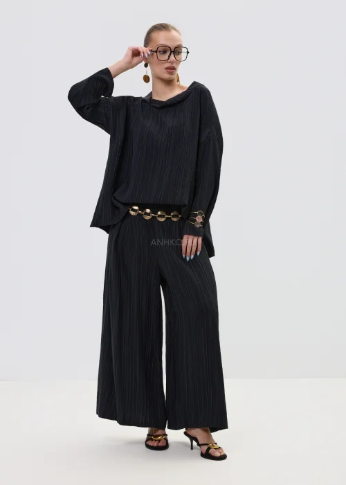 Spodnie Polorina Lines Czarne 