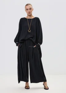 Spodnie Pinstripe Lines Czarne 