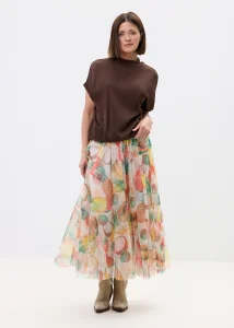Spódnica Lunareth Tropical Mesh Kremowy