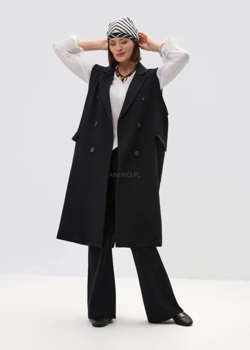 Kamizelka Velvet Czarna