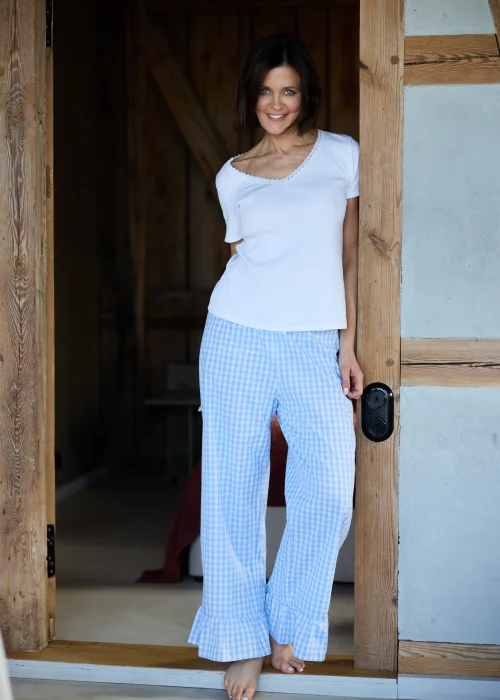 Spodnie Seralyn Niebieskie 