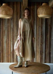 Sukienka Selleno Gons Camel 