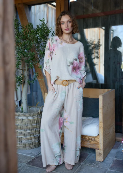 Spodnie Bolinno Beżowe 