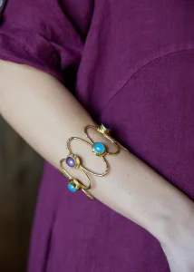 Bransoletka ElegantSummer w kolorze złotym