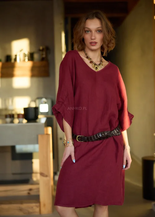 Pasek Pleciony Montreal Brązowy