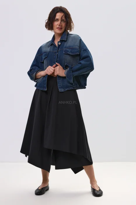Kurtka Jeansowa Fedelia Ciemny Denim 