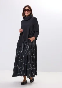  Sukienka Shadow Flow Maxi Dress Czarna 