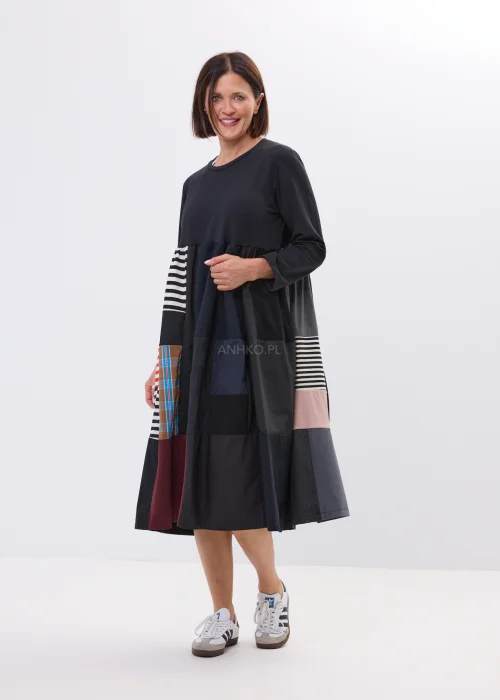Sukienka Patch Muse Czarna 