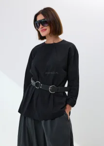 Bluzka Noir Button Ease Czarna 