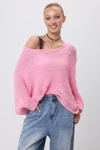 Sweter Cover Candy Różowy 