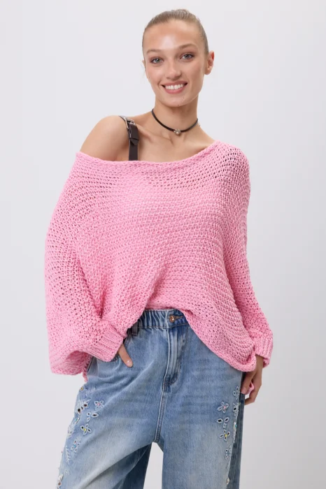 Sweter Cover Candy Różowy 