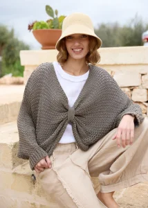 Sweter Cover Candy Brązowy 