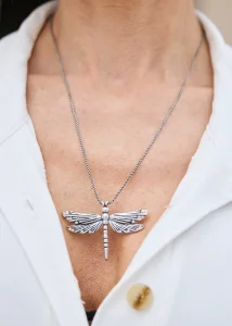 Naszyjnik Dragonfly Vip w Kolorze Srebrnym