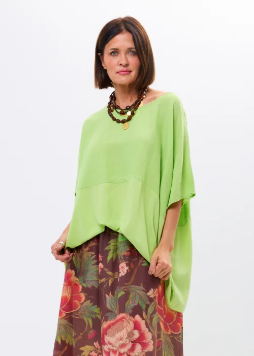 Bluzka Oversize Tarent Limonkowa 