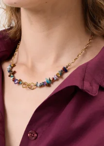Naszyjnik Stone Heart Multicolor