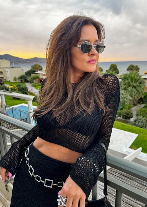 Top Crop Balenco Czarny 