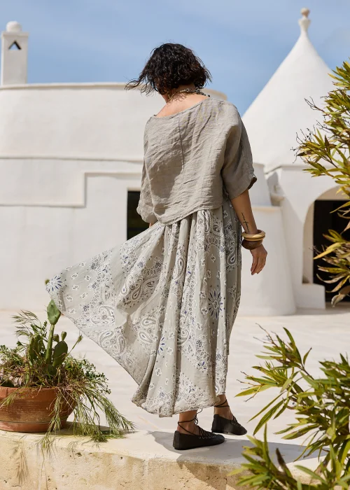 Sukienka Fiora Tribal Taupe 