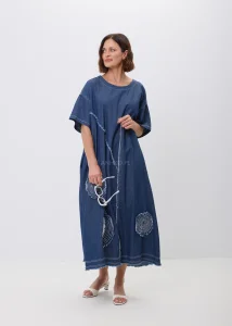 Sukienka Solis Denim Granatowa 