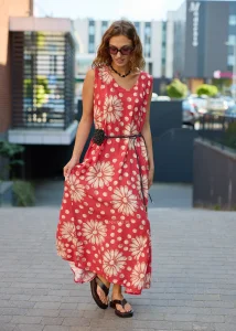 Sukienka Daisy Dots Koralowa