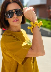 Bransoletka Iniesta Żółta