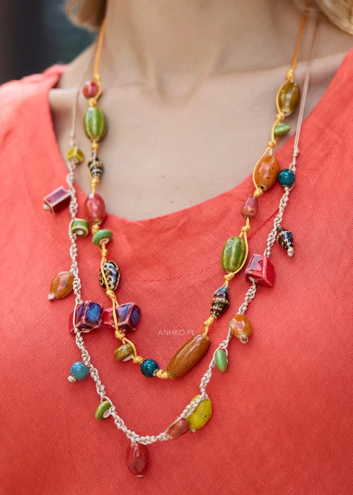 Naszyjnik Ceramia Multicolor