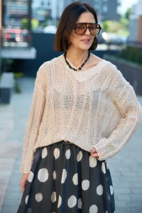Sweter Lurevia Beżowy 