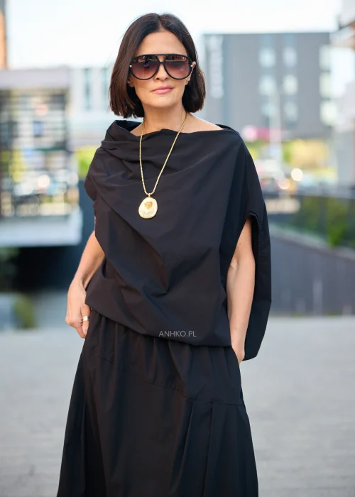 Bluzka Cow Flo Czarna 
