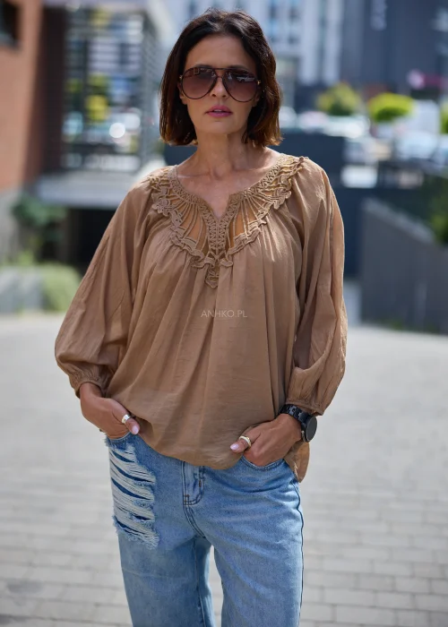 Bluzka Mireya Whisper Camel 