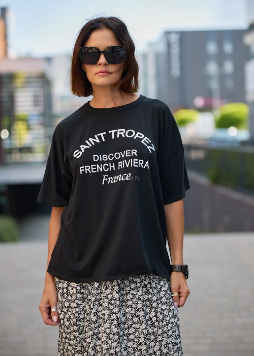 Bluzka Saint Tropez Czarna 