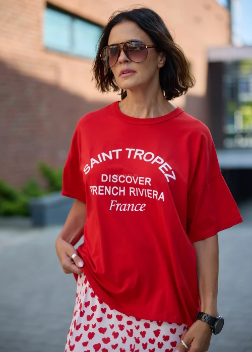 Bluzka Saint Tropez Czerwona 