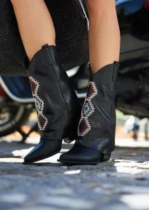 Buty Kowbojki Mexico 5 Czarne