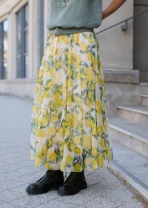 Spódnica Lunareth Lemon Żółta 